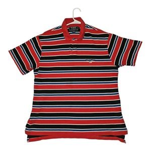 Vintage Polo Sport Polo XL Men's Short Sleeve Striped 90's Y2K Embroidered